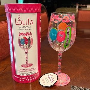 Lolita Wine Glass “It’s My Birthday”
